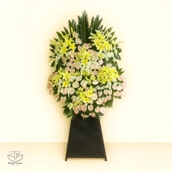 تاج گل یک طبقه کد 3420