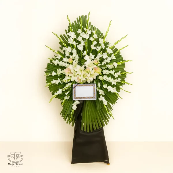 تاج گل یک طبقه کد 3424