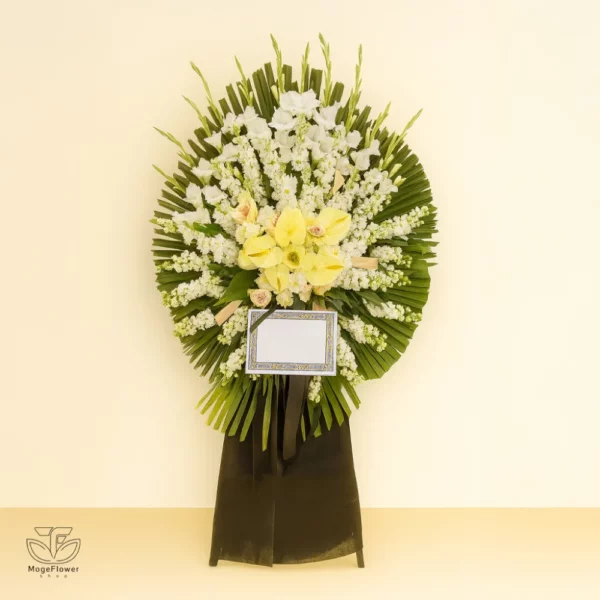 تاج گل یک طبقه کد 3449