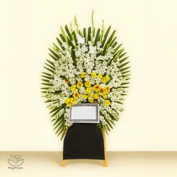 تاج گل یک طبقه کد 3460