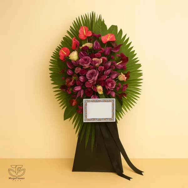 تاج گل یک طبقه کد 3461