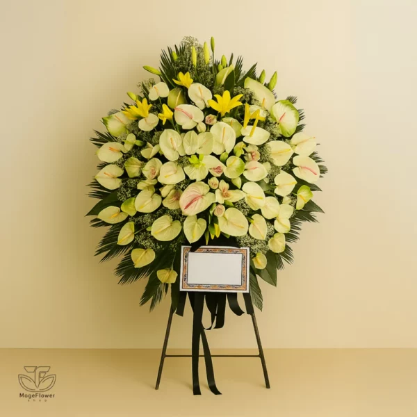 تاج گل یک طبقه کد 3467