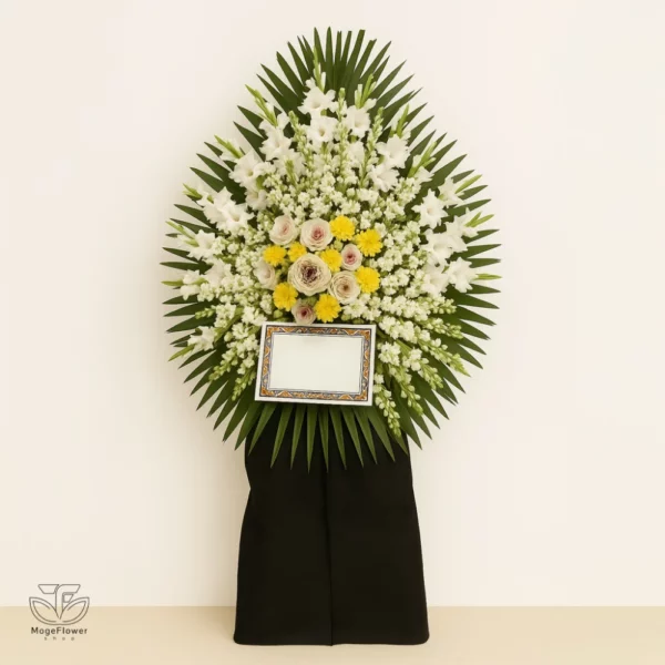 تاج گل یک طبقه کد 3470