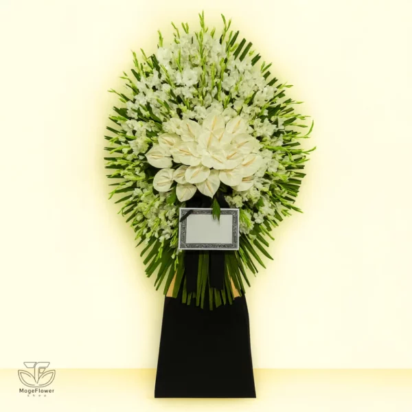 تاج گل یک طبقه کد 3474