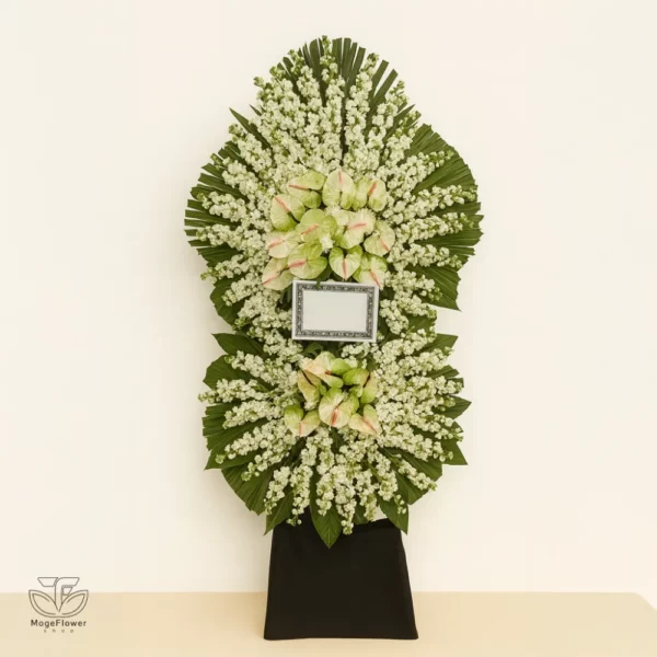 تاج گل دو طبقه کد 3475