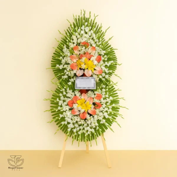 تاج گل دو طبقه کد 3476