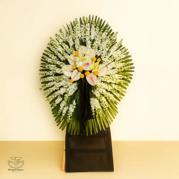 تاج گل یک طبقه کد 3477