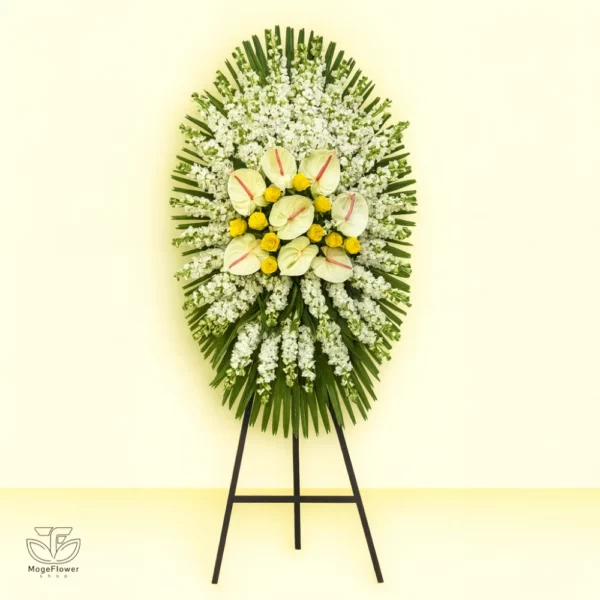 تاج گل یک طبقه کد 3478