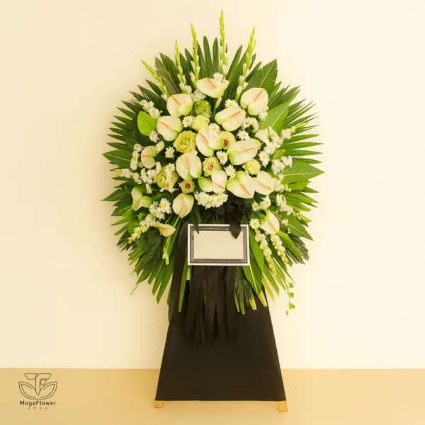 تاج گل یک طبقه کد 3481