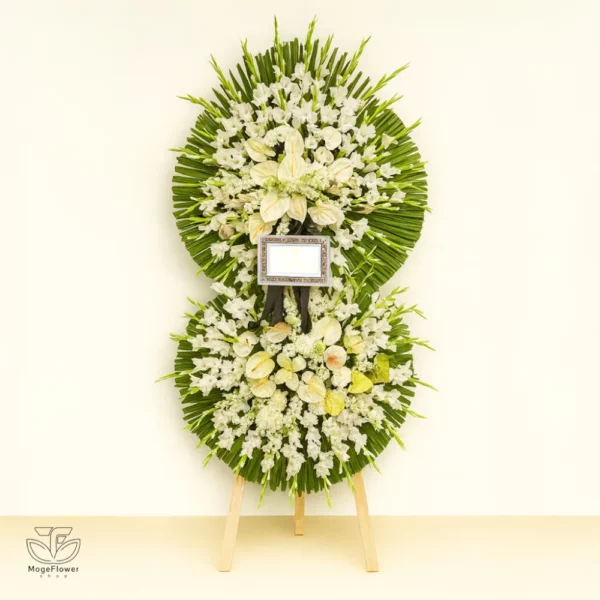 تاج گل دو طبقه کد 3483