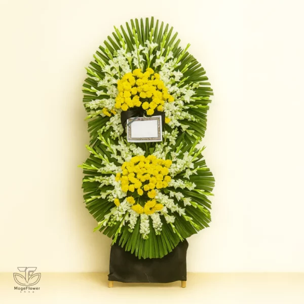 تاج گل دو طبقه کد 3485