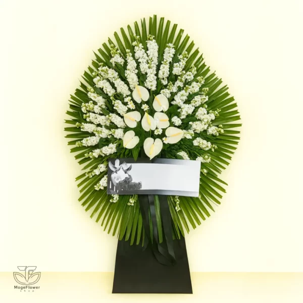 تاج گل یک طبقه کد 3487