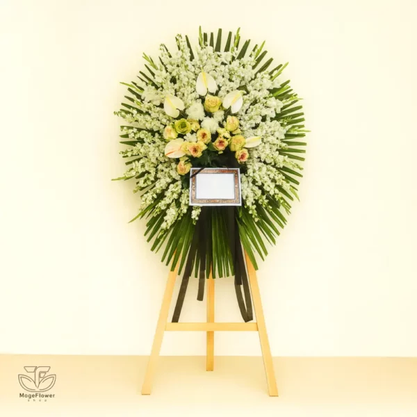 تاج گل یک طبقه کد 3491