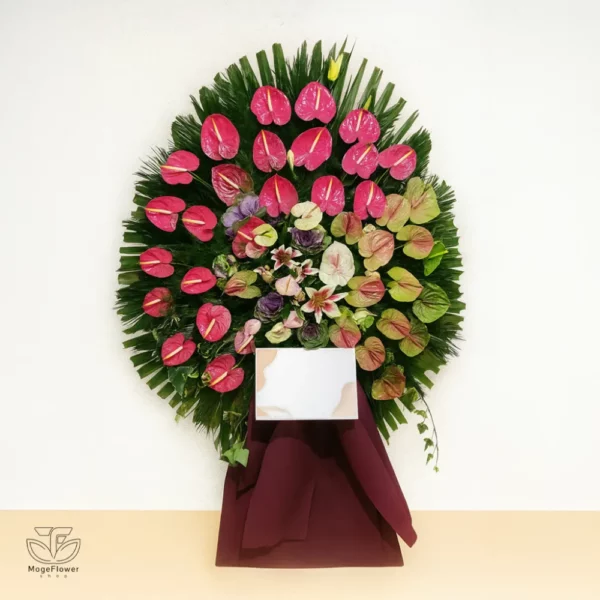 تاج گل یک طبقه کد 3493