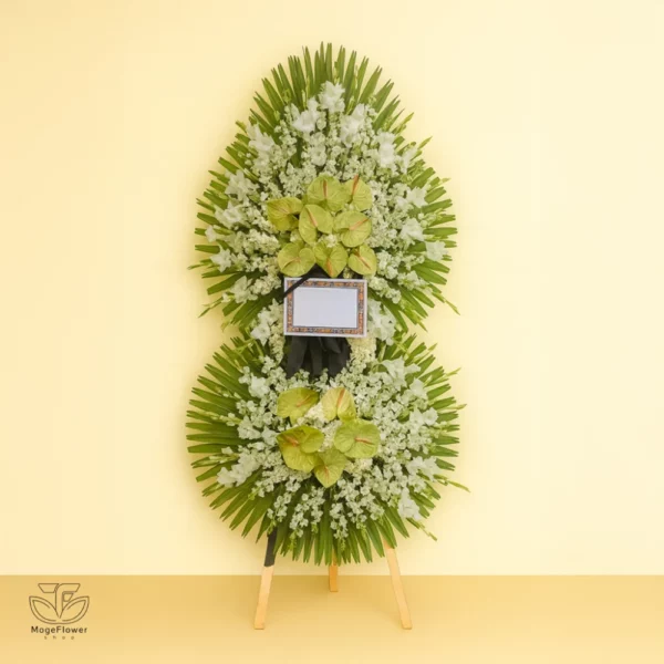 تاج گل دو طبقه کد 3516