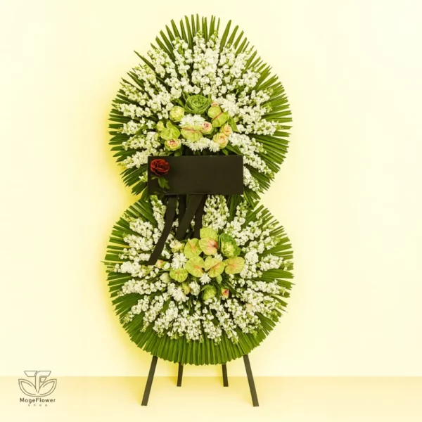 تاج گل دو طبقه کد 3517