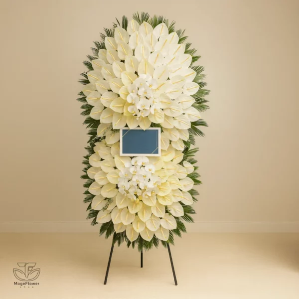 تاج گل دو طبقه کد 3532