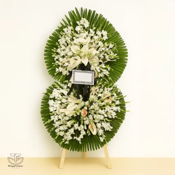 تاج گل دو طبقه کد 3544