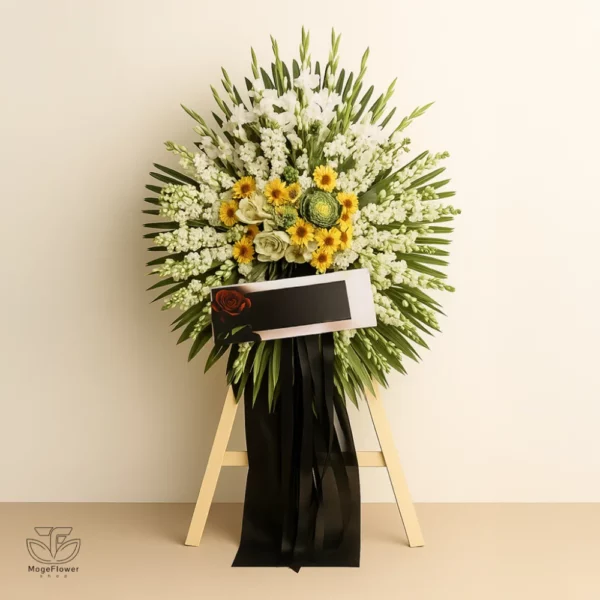 تاج گل یک طبقه کد 3545