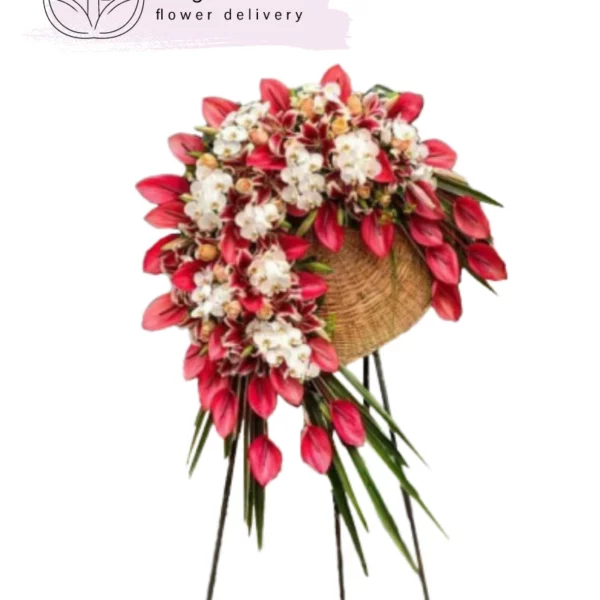 تاج گل فانتزی برای افتتاحیه و نمایشگاه کد 4005